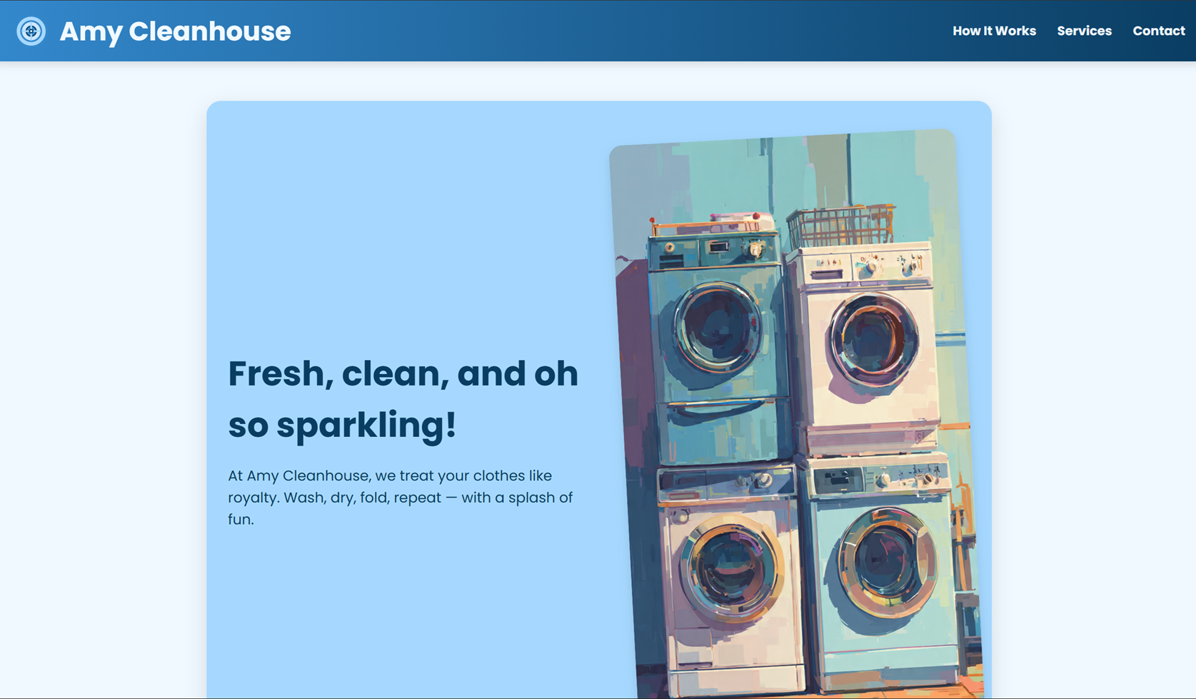 Laundromat sample site